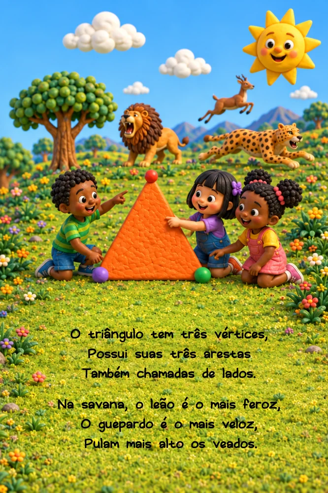 Página interna de Formas Geométricas e Animais