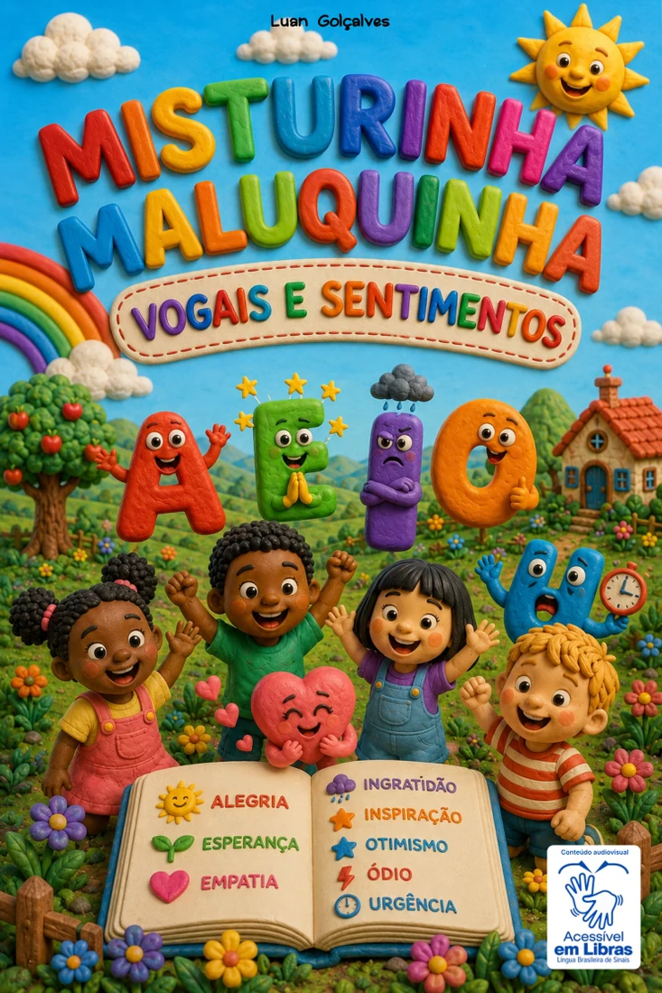 Capa do livro Vogais e Sentimentos