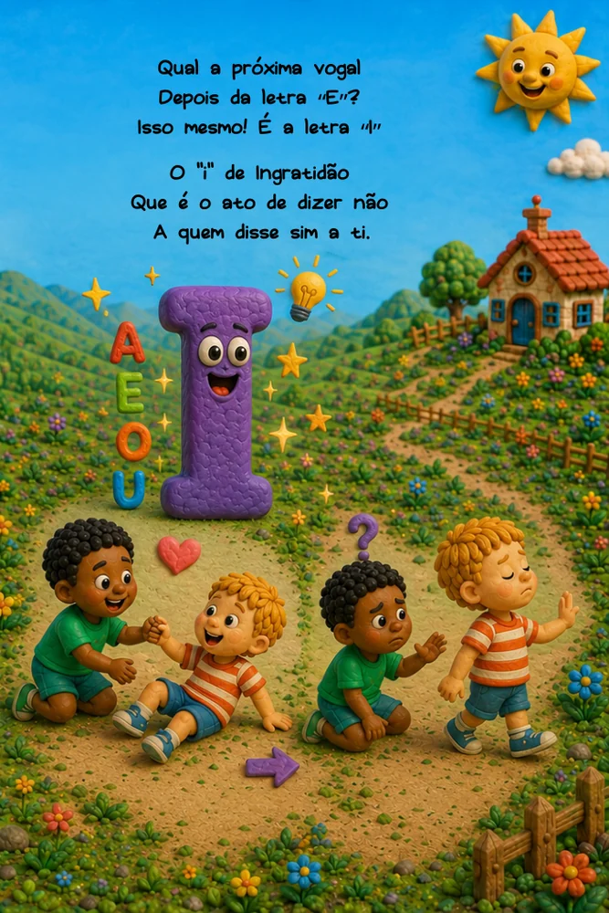Página interna de Vogais e Sentimentos